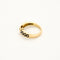 Bague 54 KORLOFF - Bague jonc en or jaune émail et diamant 58 Facettes DV25579-1
