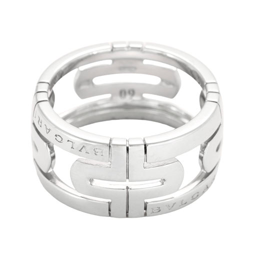 Bague 60 BULGARI - Parentesi - Bague en or gris 58 Facettes DV23962-6