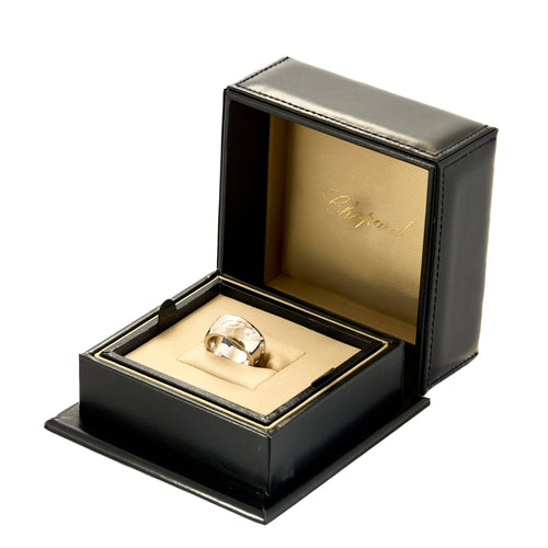 Bague 54 CHOPARD - Chopardissimo - Bague en or gris et diamants 58 Facettes DV23962-5