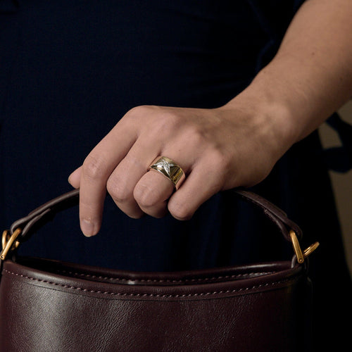 Bague 55 Mauboussin - Etoile Divine - Bague en or gris et diamants 58 Facettes DV25144-1