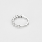 Bague 50 Demie Alliance en or gris et diamants 58 Facettes DV26595-2