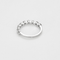 Bague 50 Demie Alliance en or gris et diamants 58 Facettes DV26595-2