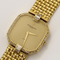 Vacheron Constantin - Montre en or jaune à boitier carré à pans coupés à mouvement quartz 58 Facettes DV26220-7