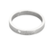 Cartier - Alliance C - Bague en platine et diamant