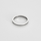 Cartier - Alliance C - Bague en platine et diamant
