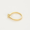Bague Solitaire en or jaune et diamants