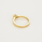 Bague Solitaire en or jaune et diamants