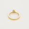 Bague Solitaire en or jaune et diamants