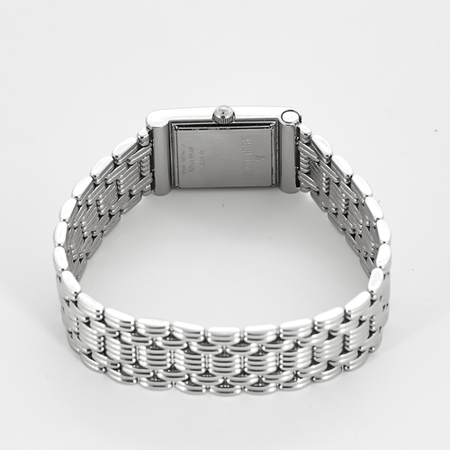 Montre BOUCHERON - Reflet - Montre en acier à mouvement quartz et boitier rectangulaire 58 Facettes DV26404-1
