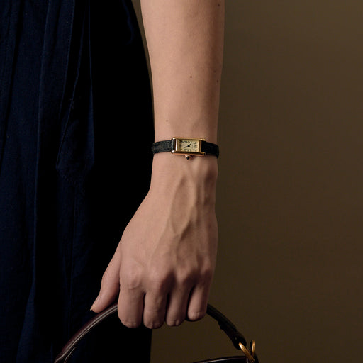 CARTIER - Tank mini - Montre en or jaune