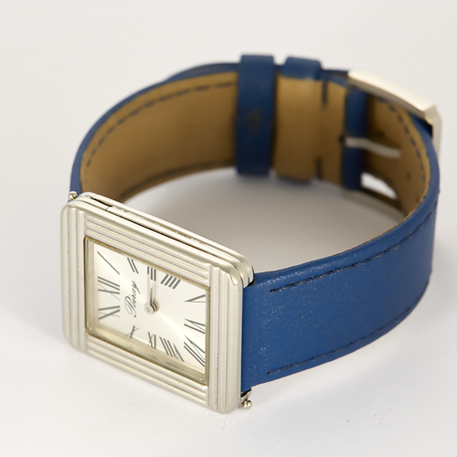 POIRAY - Ma première - Montre en acier à boitier rectangulaire à mouvement quartz