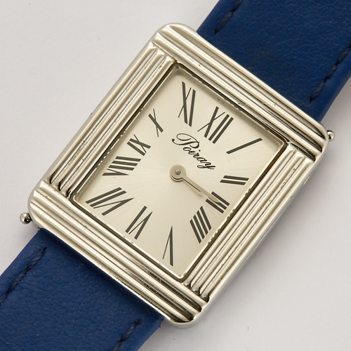 POIRAY - Ma première - Montre en acier à boitier rectangulaire à mouvement quartz