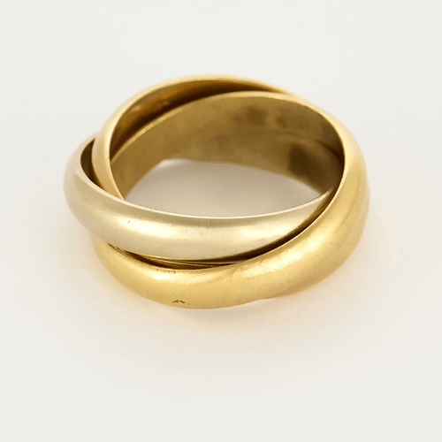 Bague 52 CARTIER - Trinity - Bague trois ors 58 Facettes DV26808-1-52-1