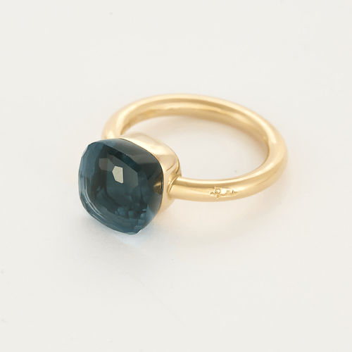 Bague 51 Pomellato - Nudo Classique - Bague en or rose et topaze blue london 58 Facettes DV26798-1-51-2