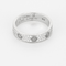 Bague 53 CARTIER - Love Bague - Petit Modèle - en or gris et diamants. 58 Facettes DV25256-1
