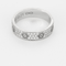 Bague 53 CARTIER - Love Bague - Petit Modèle - en or gris et diamants. 58 Facettes DV25256-1