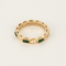 Bague 56 BVLGARI - Serpenti Viper - Alliance en or rose, malachite et diamants 58 Facettes DV25245-2-56-3