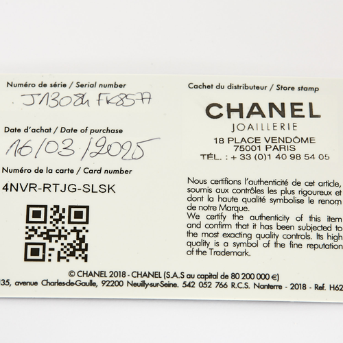 CHANEL - COCO CRUSH - Bracelet en or beige et diamants