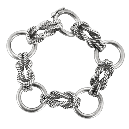 Hermès Audierne - Bracelet en argent. Vintage