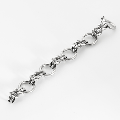 Hermès Audierne - Bracelet en argent. Vintage