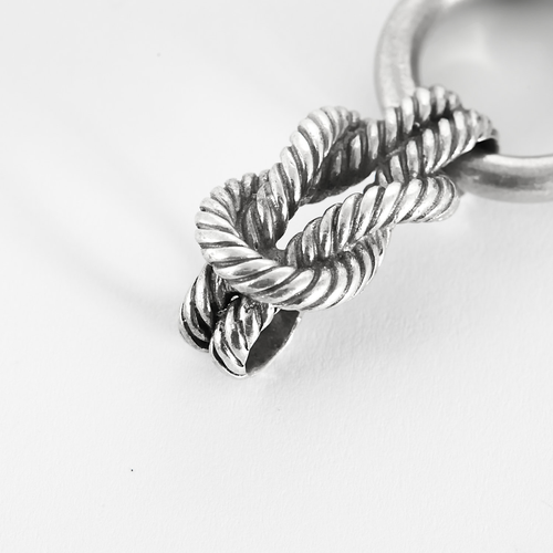 Hermès Audierne - Bracelet en argent. Vintage