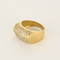 Bague 57,5 Bague de type chevalière en or jaune et diamants 58 Facettes DV25801-6-575-5