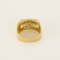 Bague 57,5 Bague de type chevalière en or jaune et diamants 58 Facettes DV25801-6-575-5