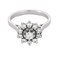 Bague 50 Bague marguerite en platine et or gris diamants 58 Facettes DV25505-3