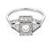 Bague 51 Bague en platine et diamants 58 Facettes DV25505-6