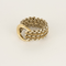Bague 51 Hermes - Rare Bague Etrier en or et argent 58 Facettes DV25505-10