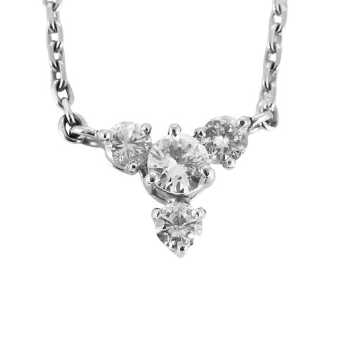 Collier Collier en or gris et diamants 58 Facettes DV25505-7