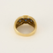 Bague 56 Bague en or jaune, saphir et diamants 58 Facettes DV0640-12-56-3