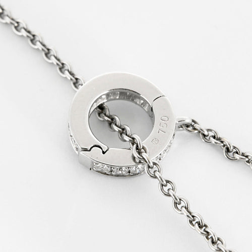 Collier MIKIMOTO - Collier négligé en or blanc, perles de culture Akoya et diamants 58 Facettes DV14847-1