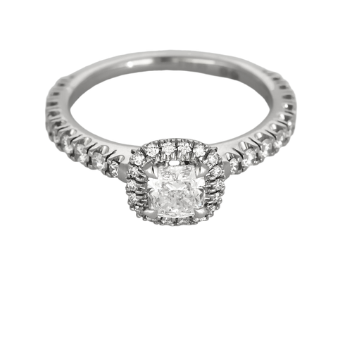 CARTIER - Destinée - Bague en platine et diamants