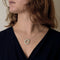 Pendentif 42,5 Bague transformable en pendentif en or blanc, diamants 58 Facettes DV15938-8-425-2