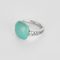 POMELLATO - Capri - Bague en or gris , diamants et turquois