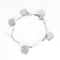 Dinh Van - Bracelet en or blanc et pampilles coeur
