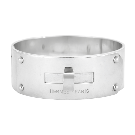 Bracelet HERMES - KELLY - Bracelet manchette en argent 58 Facettes DV22972-53