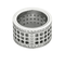 GUCCI - Scroll - Large - Bague en or gris et diamants