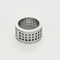 GUCCI - Scroll - Large - Bague en or gris et diamants