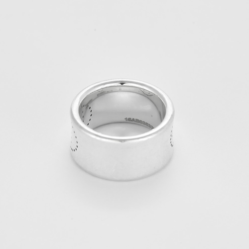 Hermès - Ellipse Ruban - Bague en argent