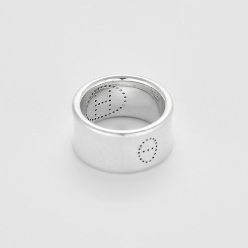 Hermès - Ellipse Ruban - Bague en argent