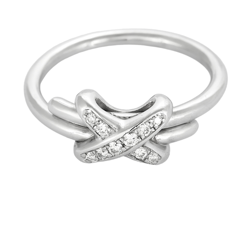 CHAUMET - Jeux de Liens - Bague en or blanc et diamants
