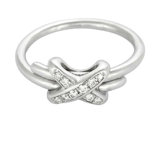 CHAUMET - Jeux de Liens - Bague en or blanc et diamants