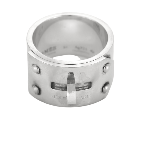 Bague 54 HERMÈS - Kelly - Bague en argent 58 Facettes DV22972-56-54-3