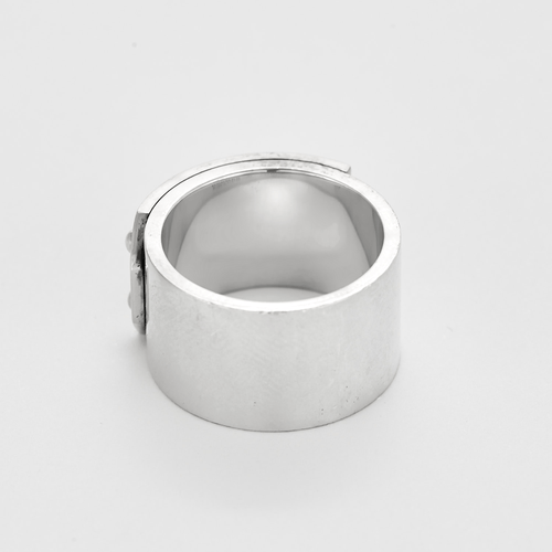 Bague 54 HERMÈS - Kelly - Bague en argent 58 Facettes DV22972-56-54-3