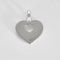 Pendentif Poiray - "Coeur secret" - Pendentif en or gris et diamants 58 Facettes DV26545-1