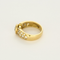 Bague en or jaune et diamants