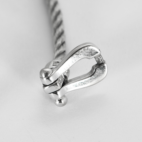 FRED - Force 10 - Bracelet triple tours en or blanc et diamants