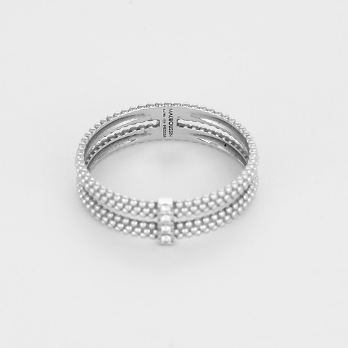 Bague 57 Mauboussin - Le premier jour - Bague en or blanc et diamants 58 Facettes DV3199-2